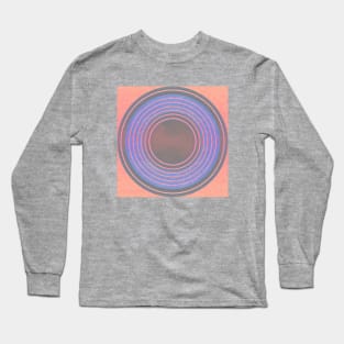 Circles retro pastel Long Sleeve T-Shirt